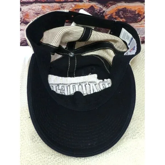 NWT Las Vegas Raiders NFL Team Headwear Black & White Trucker Hat Cap - Picture 7 of 10